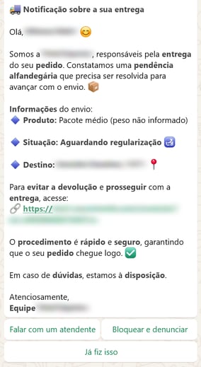 2025-07 001 Fraude Pendências no Frete 01